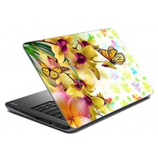 meSleep Butterfly Flowers Laptop Skin